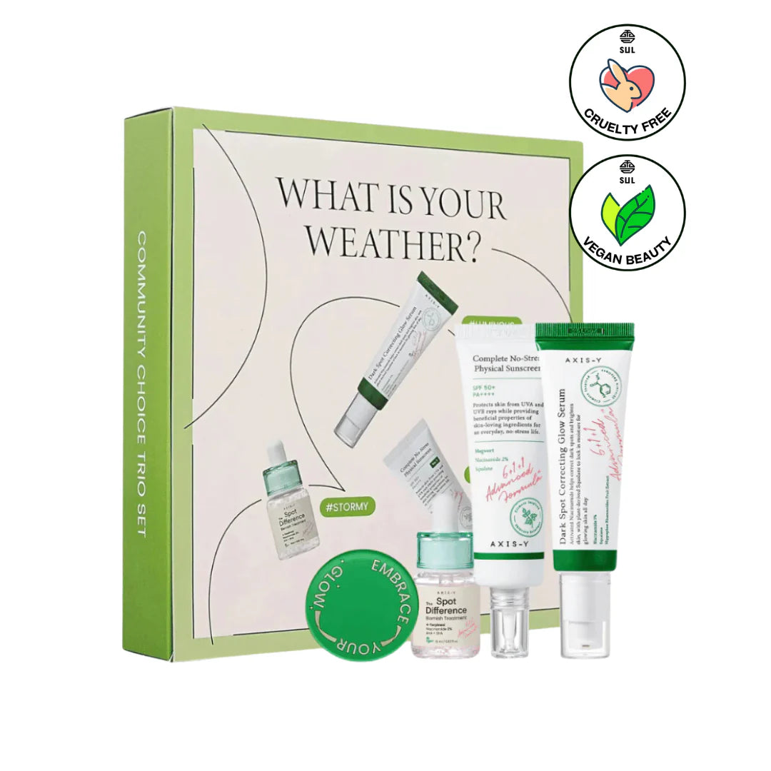 What Is Your Weather Beauty Box | KIT Protector solar, serum aclarante y tratamiento acné
