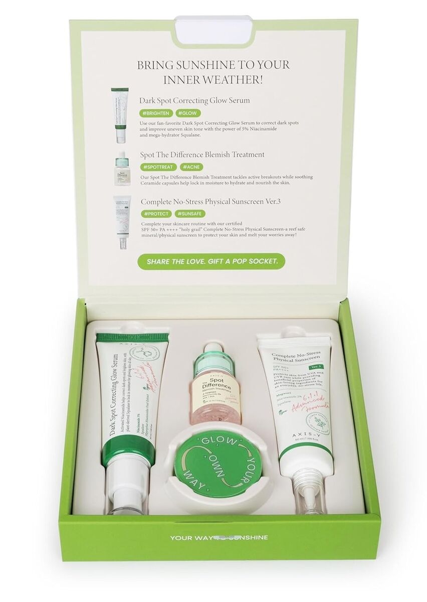 What Is Your Weather Beauty Box | KIT Protector solar, serum aclarante y tratamiento acné